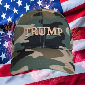 Raised Camo Trump Hat2