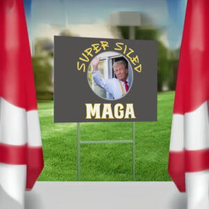 Supersized MAGA Trump 2024 Yard Sign - McDonald4