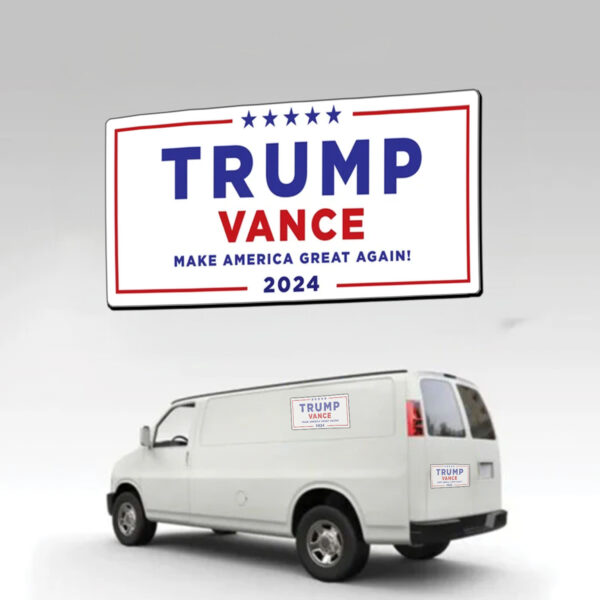 TRUMP VANCE 2024 Bumper Sticker ,Car Magnet