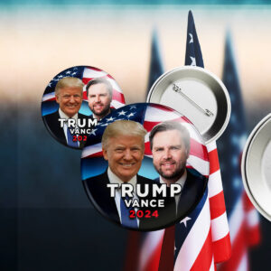 TRUMP VANCE 2024 Pin Button