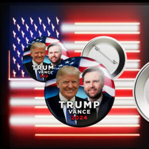 TRUMP VANCE 2024 Pin Button1