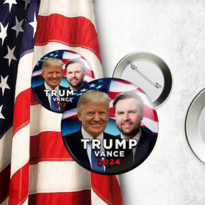 TRUMP VANCE 2024 Pin Button2