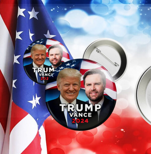 TRUMP VANCE 2024 Pin Button5