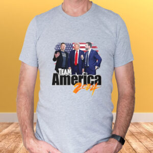 Team America - Trump - Vance - Elon Musk ,Dark Maga T-Shirt2