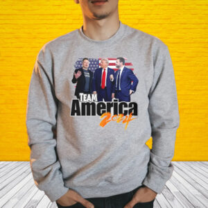 Team America - Trump - Vance - Elon Musk ,Dark Maga T-Shirt6