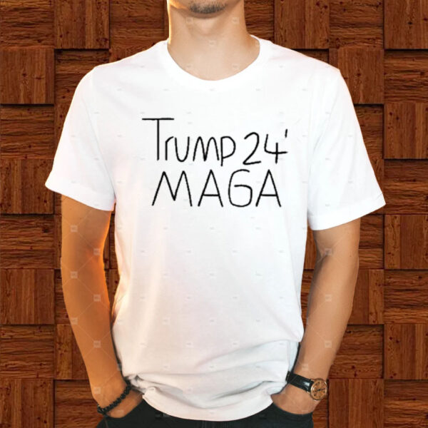 Texas Tech Kicker Reese Burkhardt Trump 24 MAGA T-Shirt1