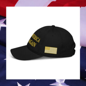 The black and gold hat