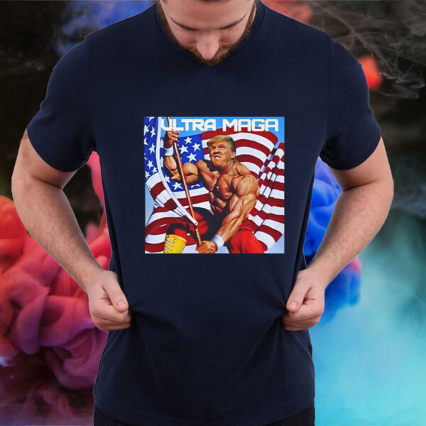 Trump 2024 Ultra MAGA Make America Great Again Patriotic T-Shirt2