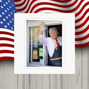 Trump Drive Thru Window Funny Sticker ,Car Magnet2