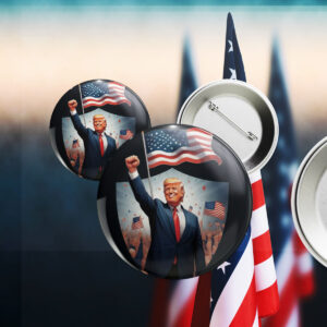 Trump USA Pin Button