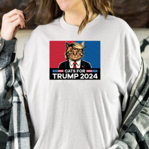 Trump Vance - 2024 Election Support - Cats For Trump 2024 T-Shirt1