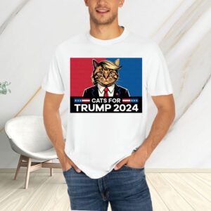 Trump Vance - 2024 Election Support - Cats For Trump 2024 T-Shirt2