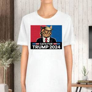 Trump Vance - 2024 Election Support - Cats For Trump 2024 T-Shirt7