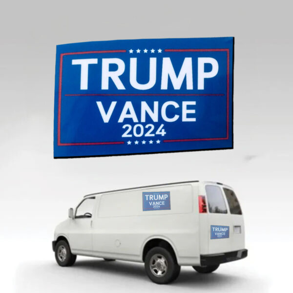 Trump Vance 2024 Sticker - Car Magnets