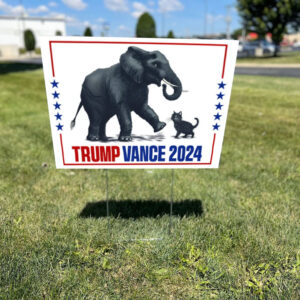 Trump Vance 2024 Yard Sign, MAGA Yard Sign, Republican Garden Sign1