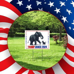 Trump Vance 2024 Yard Sign, MAGA Yard Sign, Republican Garden Sign2