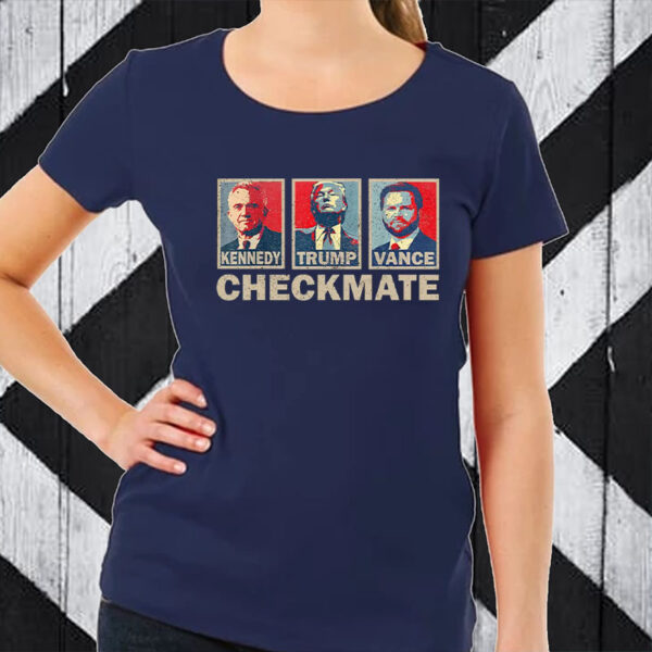 Trump Vance Kennedy Checkmate 2024 T-Shirt2