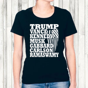 Trump Vance Kennedy Musk Gabbard Carlson Ramaswamy T-Shirt