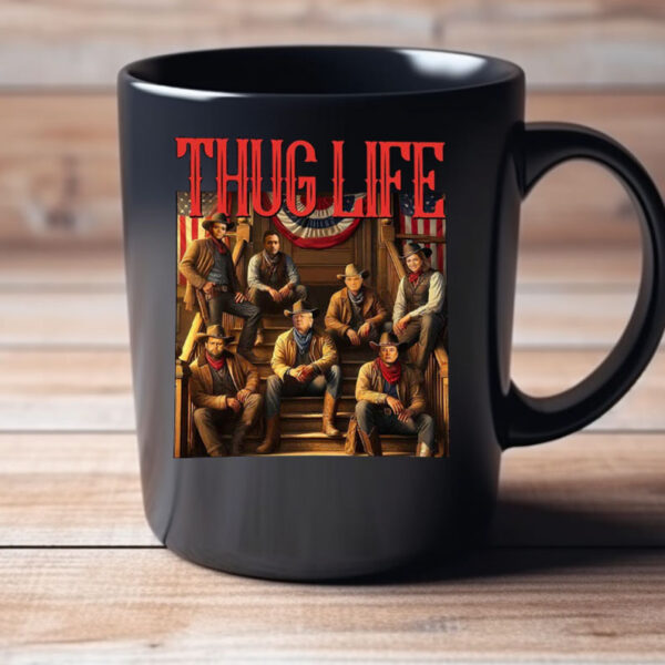 Trump Vance Kennedy Musk Tulsi Vivek Candace Thug Life Mug - Image 2