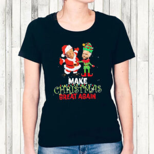 Trump Vance Make Christmas Great Again Humorous Christmas 2024 T-Shirt