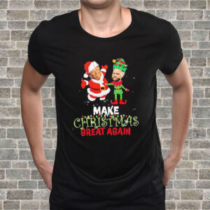 Trump Vance Make Christmas Great Again Humorous Christmas 2024 T-Shirt7