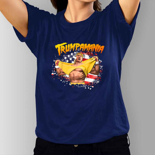 Trumpmania Wrestling Meme 2024 Shirt, Trumpamania Hulk Hogan Style Shirt