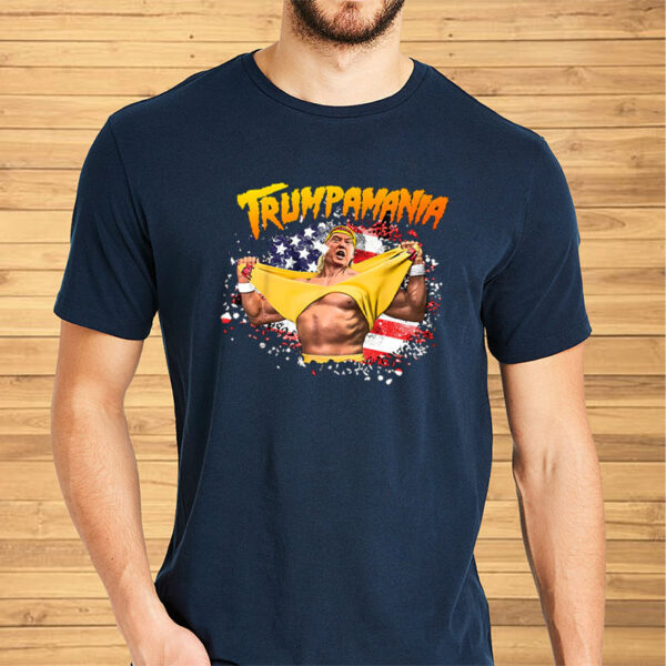 Trumpmania Wrestling Meme 2024 Shirt, Trumpamania Hulk Hogan Style Shirt4