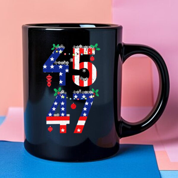 45 47 Christmas Donald Trump Mug 2024