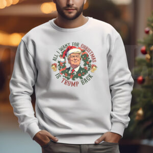 All I Want For Christmas Is Trump Back , Trump 2024 Christmas Sweatshirt , T-shirt , Hoodie , Long Sleeve T-shirt3