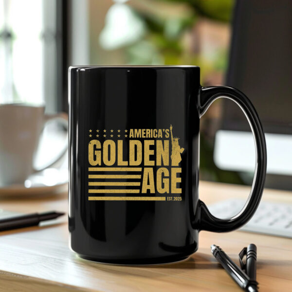 America's Golden Age Established 2025 Mug