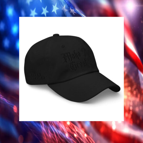 Black Dark Gothic MAGA Hat Cap1