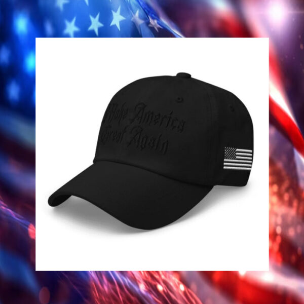 Black Dark Gothic MAGA Hat Cap6