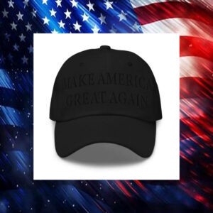 (Black on black) Dark MAGA Hat56