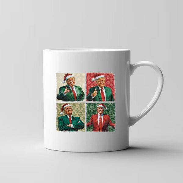 Boho Christmas Trump Mug , Happy Holidays , Merry Vibes33