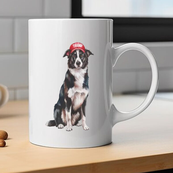 Border Collie Trump Mug 2024