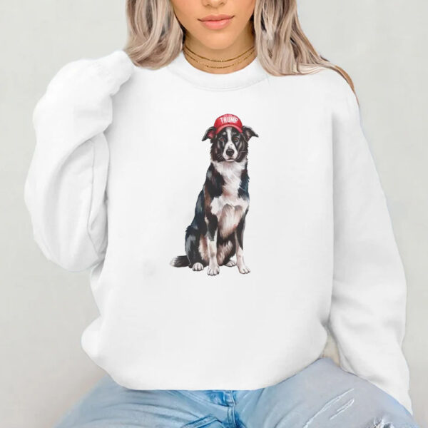 Border Collie Trump T-Shirt 2024