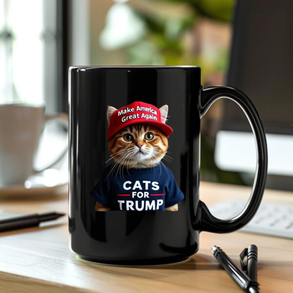 Cats For Trump Maga 2024 Mug , Cats Lives Matter Trump 2024