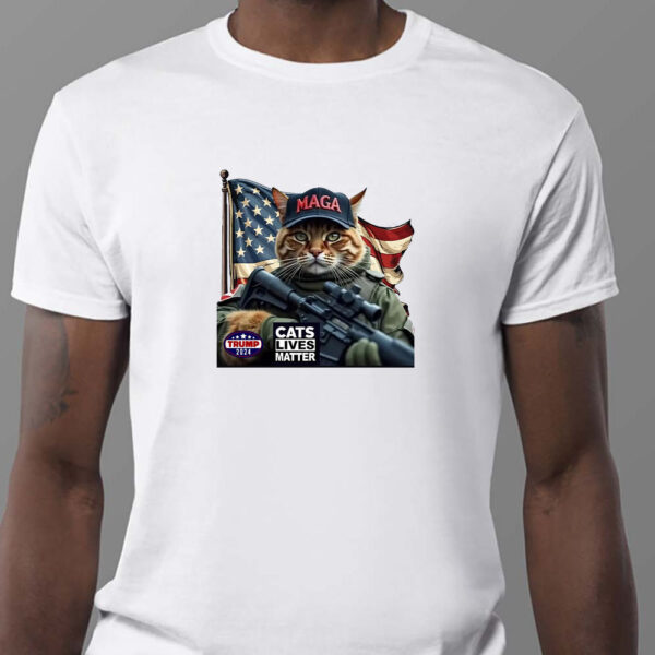 Cats Lives Matter Maga Trump 2024 Sweatshirt , T-shirt , Hoodie , Long Sleeve T-shirt , Cats Lives Matter Trump 20245