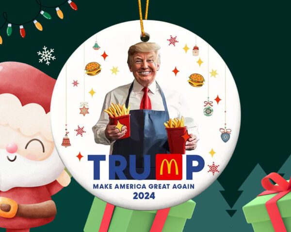 Christmas Ornament - Trump Make America Great Again 2024