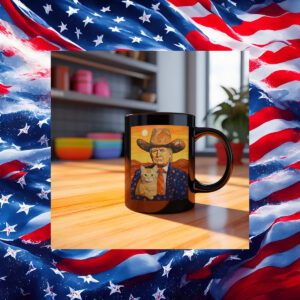 Cowboy Trump With a Cat Mug54