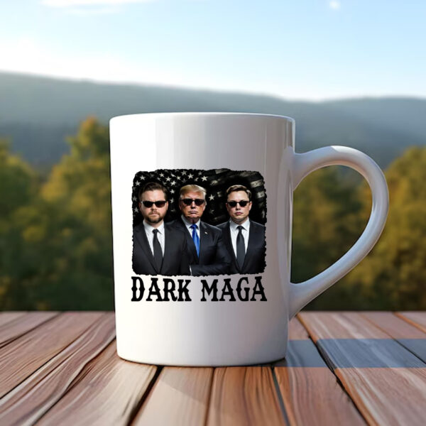 DARK MAGA JD Vance Trump Elon Musk Mug