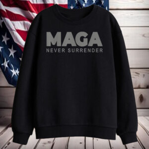 Dark Color President Trump MAGA Never Surrender Shirt, Hoodie, Sweatshirt, Long Sleeve and Tank Top2