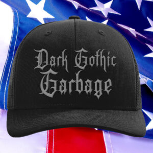 Dark Gothic Garbage Trucker Hat