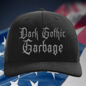 Dark Gothic Garbage Trucker Hat1