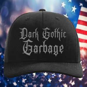 Dark Gothic Garbage Trucker Hat2