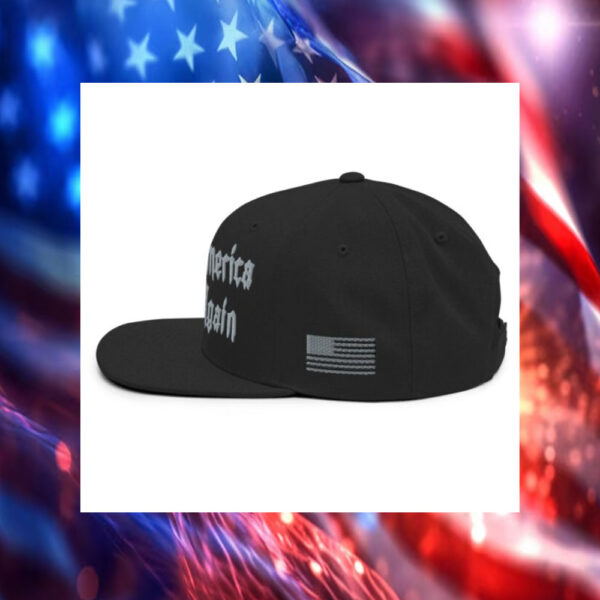 Dark Gothic MAGA – Snapback Hat – Elon Musk’s Rally Hat2