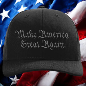 Dark MAGA Constitution Trucker Hat6