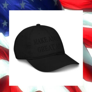 Dark MAGA Embroider Black Hat