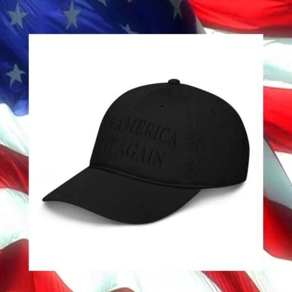 Dark MAGA Embroider Black Hat3