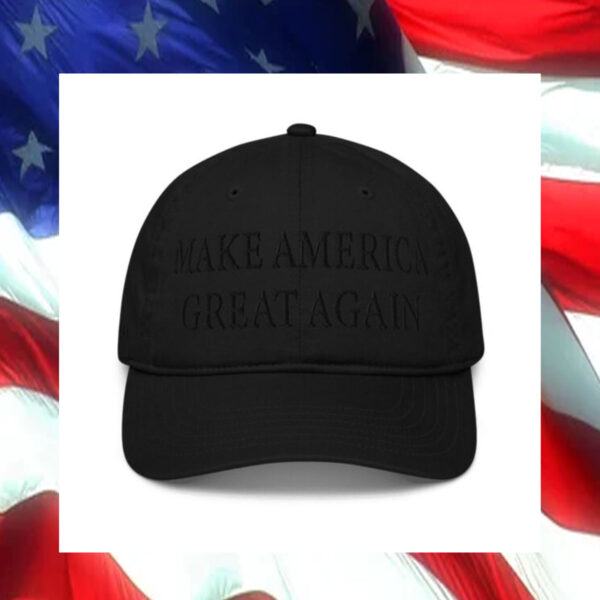 Dark MAGA Embroider Black Hat6